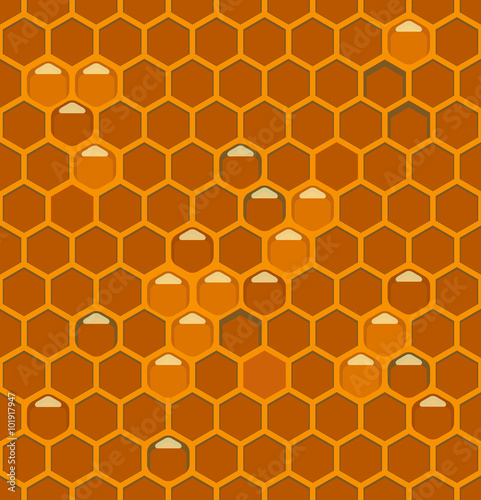 Fototapeta Naklejka Na Ścianę i Meble -  Bee hives with honey