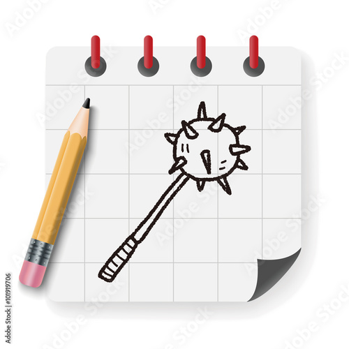 iron mace doodle