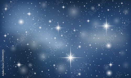 vector background with stars