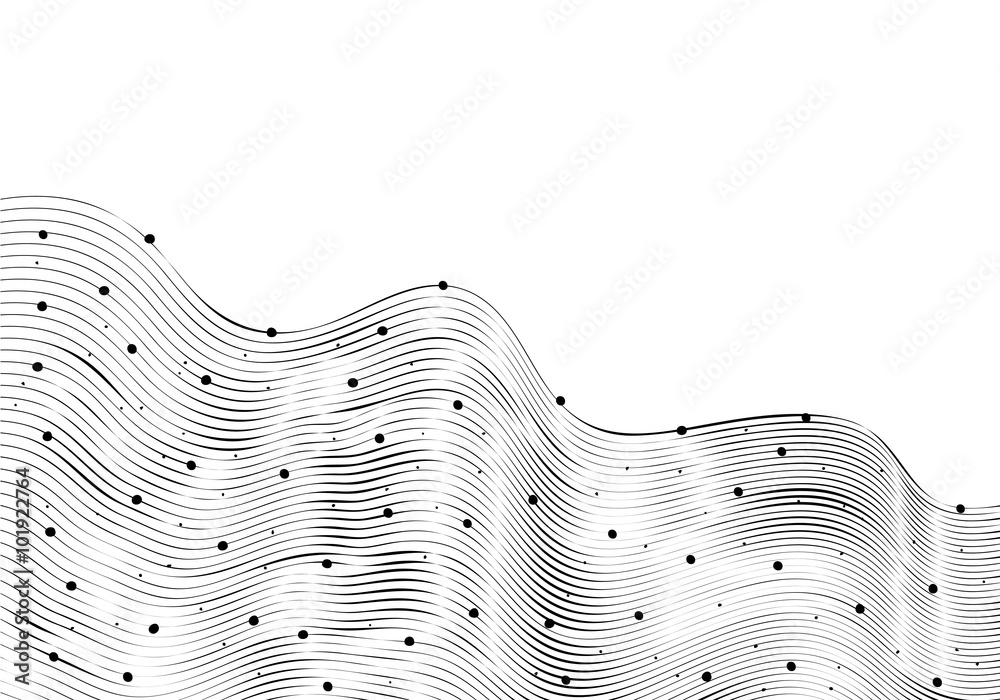 Vector abstract background with silver effect