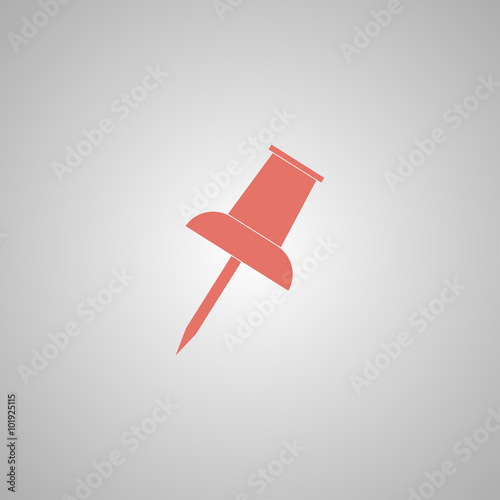 Vector push pin icon