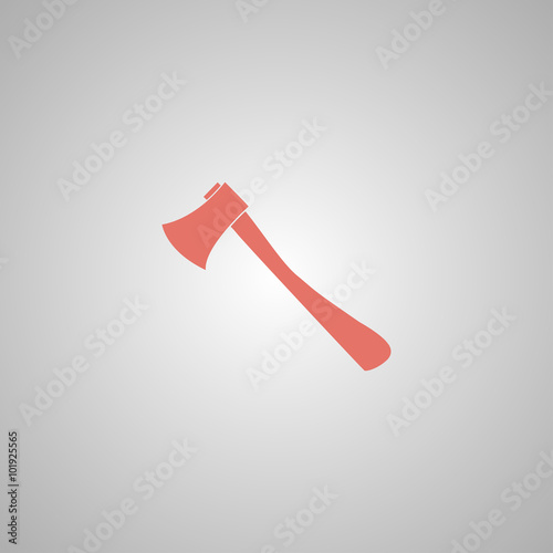 The ax icon. Axe symbol.