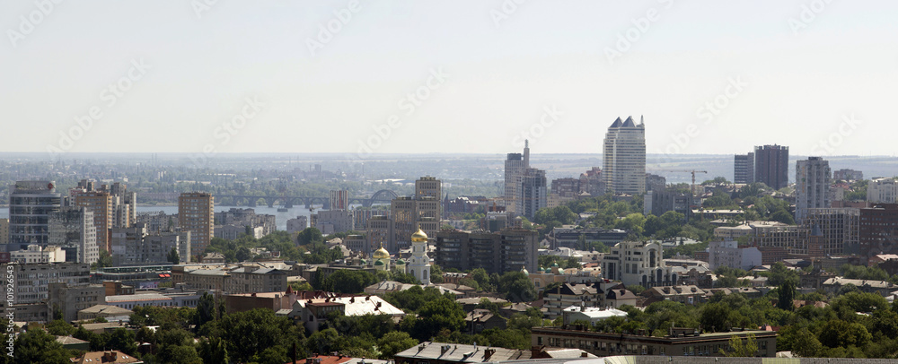 Панорама центральной части города Днепропетровска
