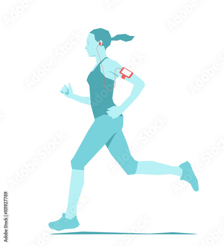 jogging a ritmo di musica