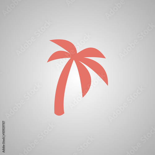 palm icon. Vector  Eps 10
