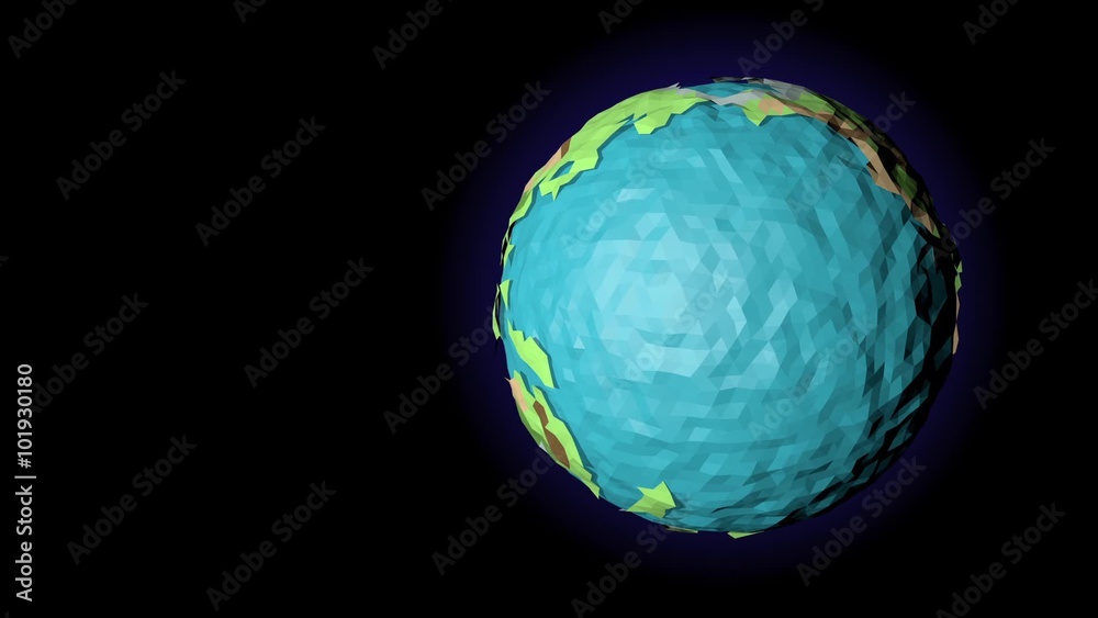 earth 3d animation low poly earth 3d animation low poly