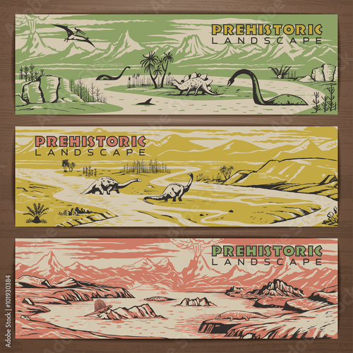 Dino banners 1