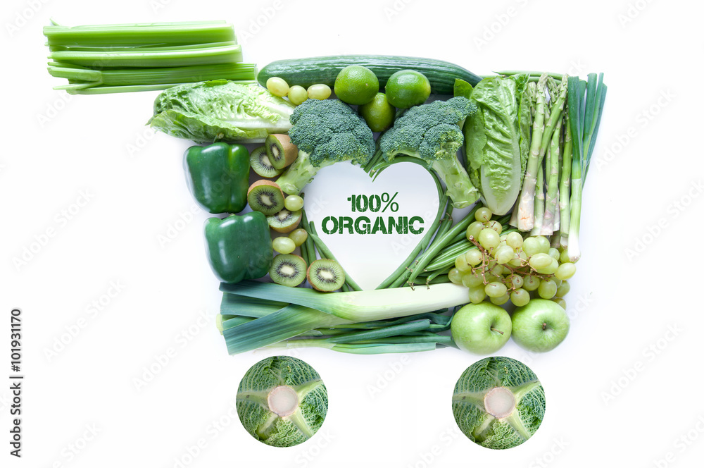 Fotografie Organic groceries concept