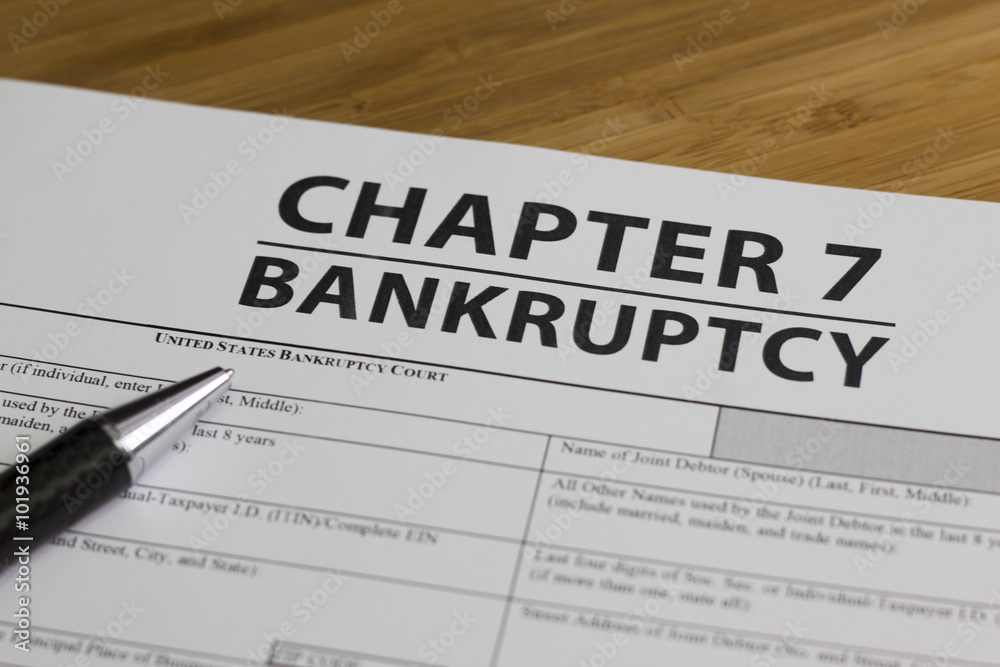 Fotografija Bankruptcy Chapter 7