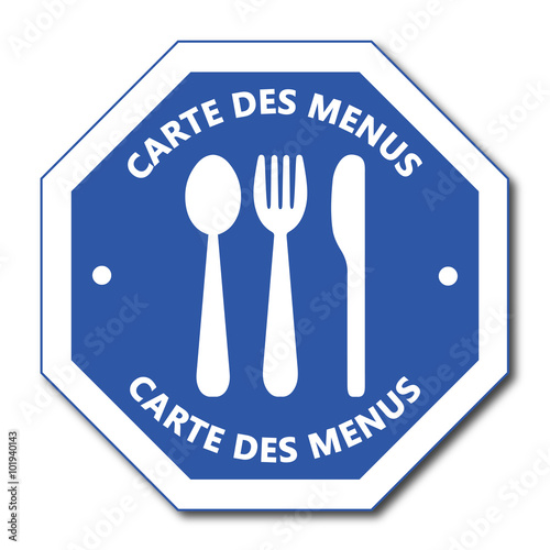 Logo carte des menus.