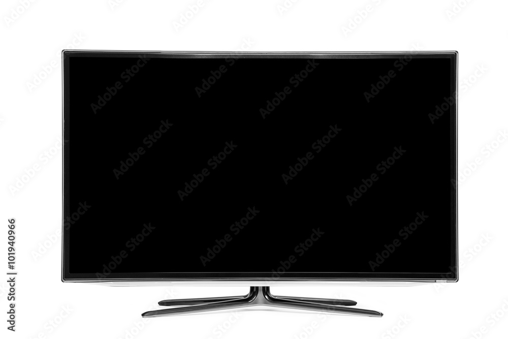4k monitor isolated on white 4k monitor isolated on white