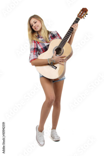 Gitarre spielen,