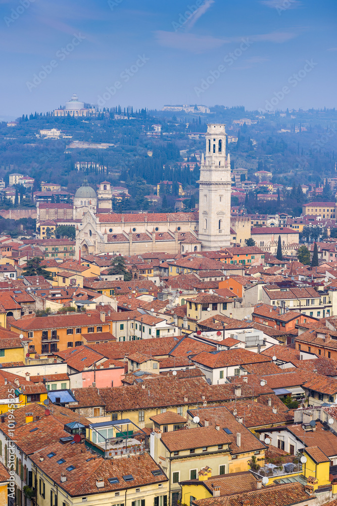 View of the Cathedral of Verona