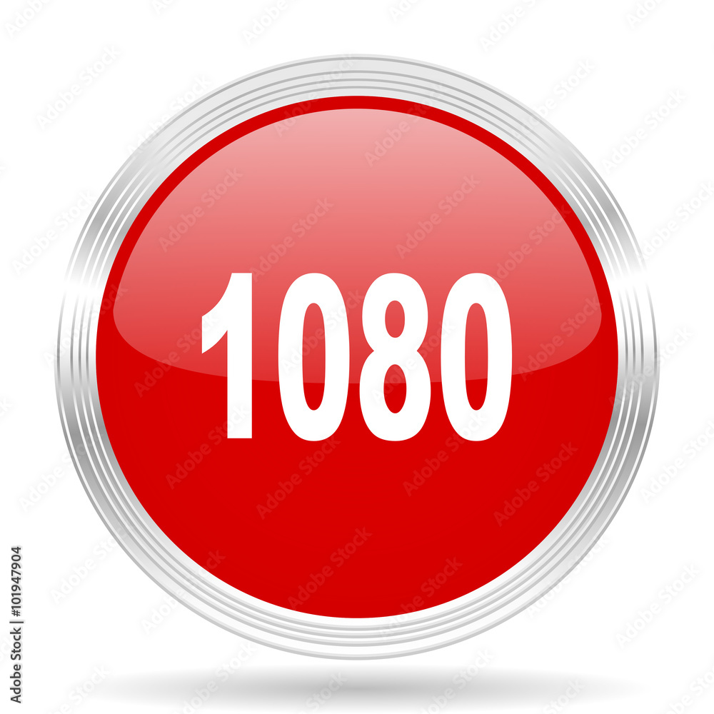 1080 red glossy circle modern web icon 1080 red glossy circle modern web icon