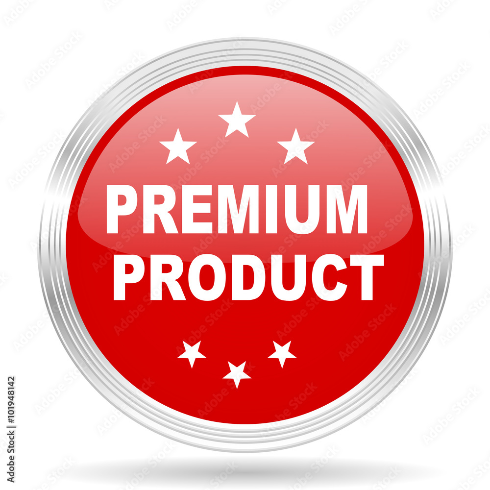 premium product red glossy circle modern web icon premium product red glossy circle modern web icon