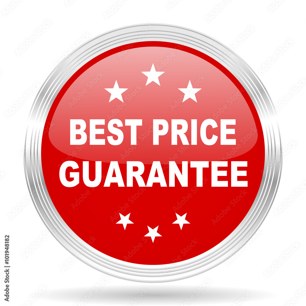 best price guarantee red glossy circle modern web icon best price guarantee red glossy circle modern web icon