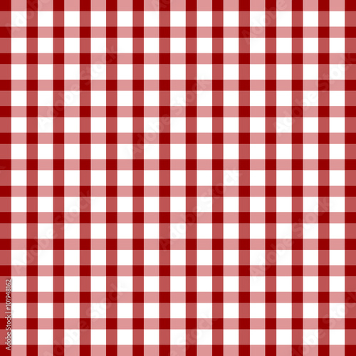 tablecloth illustration in red and white