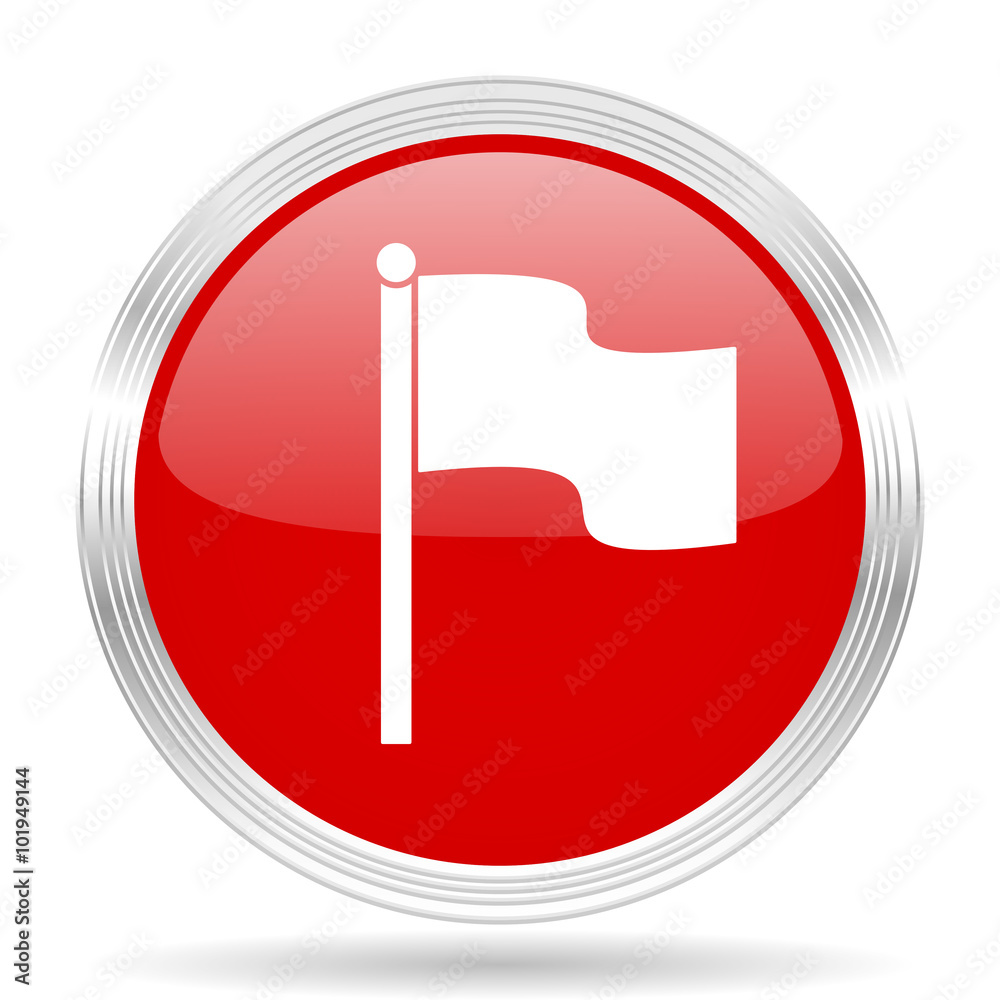 flag red glossy circle modern web icon flag red glossy circle modern web icon