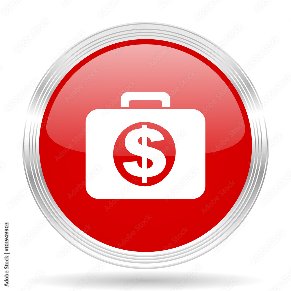 financial red glossy circle modern web icon financial red glossy circle modern web icon