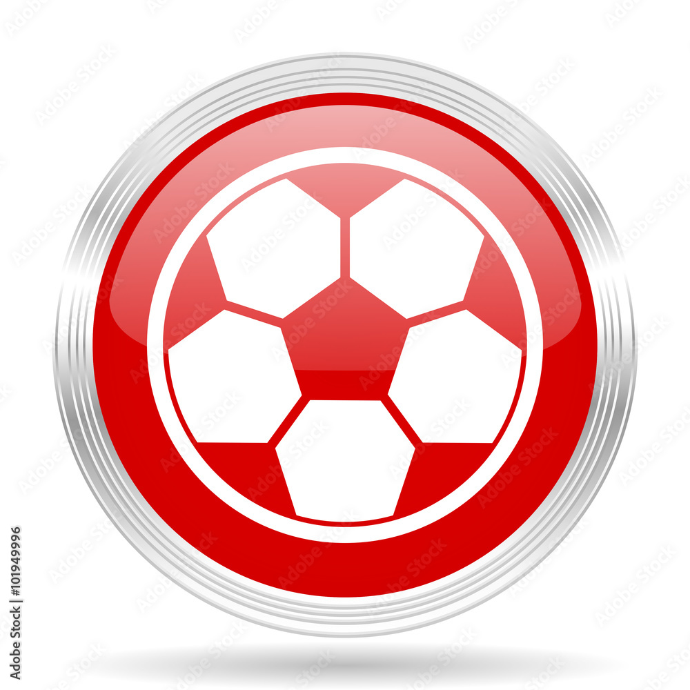 soccer red glossy circle modern web icon soccer red glossy circle modern web icon