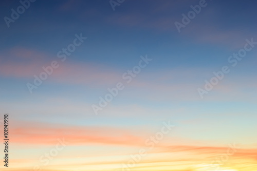 Fototapeta Naklejka Na Ścianę i Meble -  Color sky with clouds, background