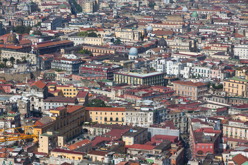 Rooftops of Naples old town, Italy