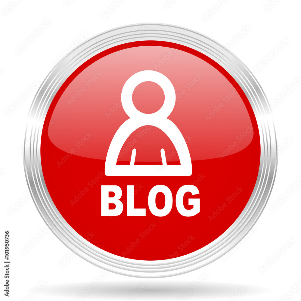 blog red glossy circle modern web icon blog red glossy circle modern web icon