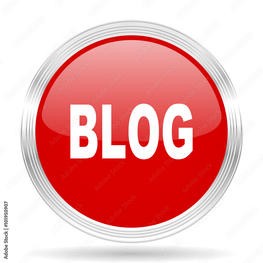 blog red glossy circle modern web icon blog red glossy circle modern web icon