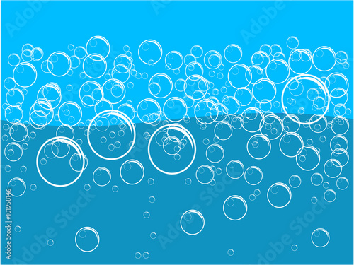 Ocean water surface surface bubbles or soap suds background