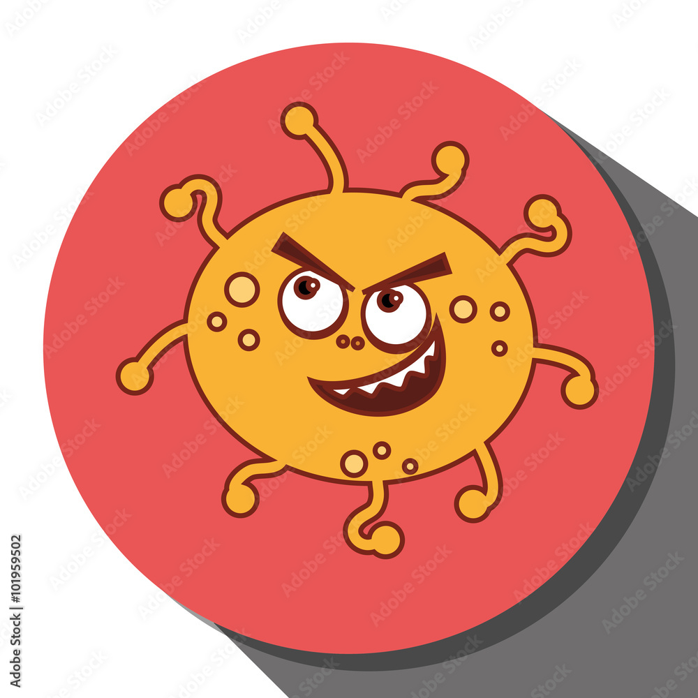 Germs and bacteria cartoon Germs and bacteria cartoon