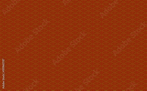 Traditional Japanese waves patterns background