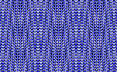 Traditional Japanese waves patterns background