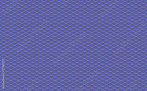 Traditional Japanese waves patterns background