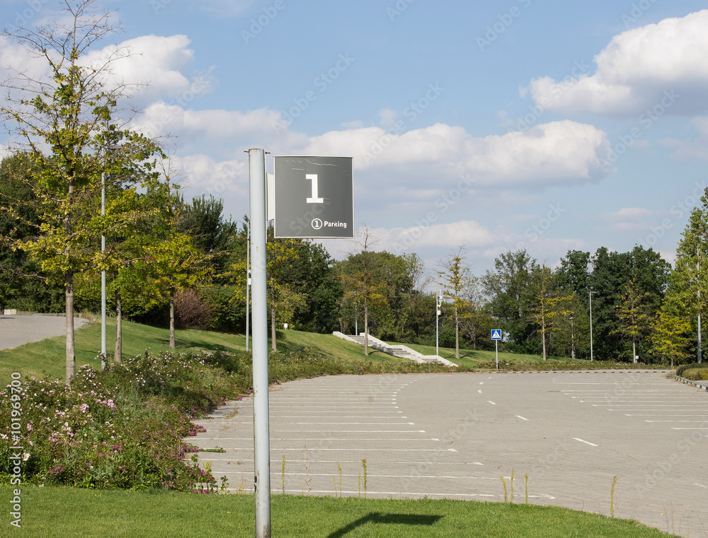 Car parking in the park