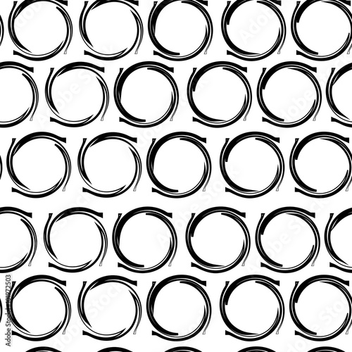 Pattern of black circles