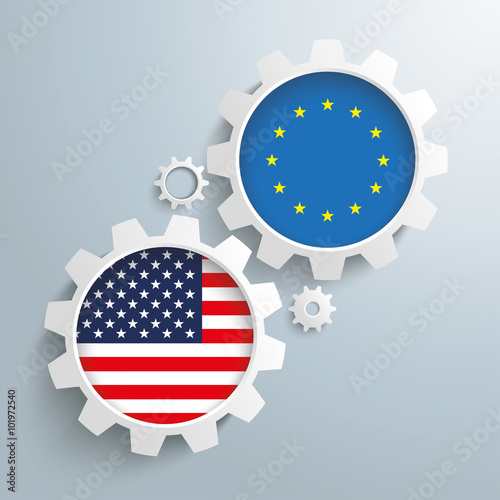 EU USA Partnership Gears
