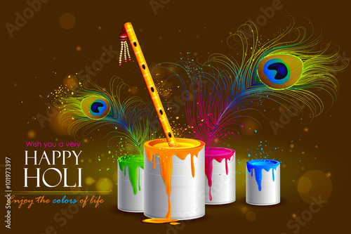 Colorful Holi background