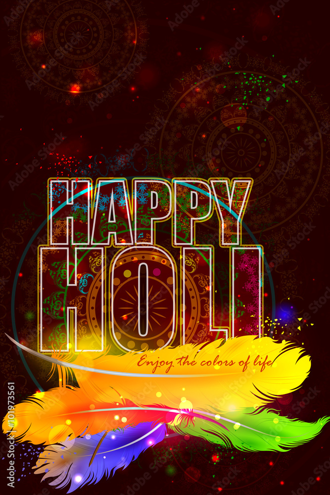 Colorful Holi background