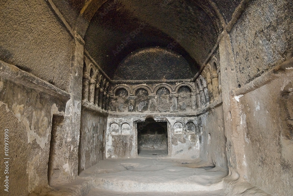 Ñave Monastery Selime in Cappadocia, Turkey.