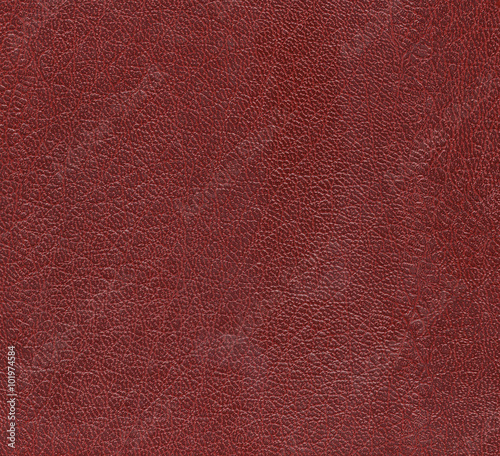 Red artificial leather texture.