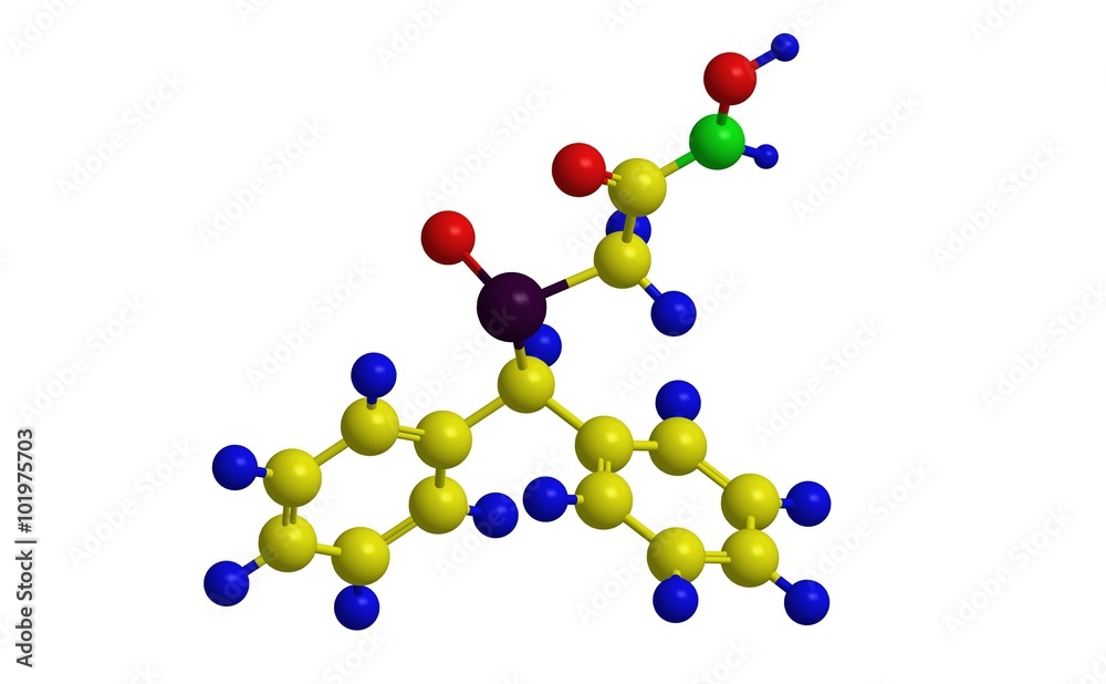 Adrafinil (Olmifon) - molecular structure Adrafinil (Olmifon) - molecular structure