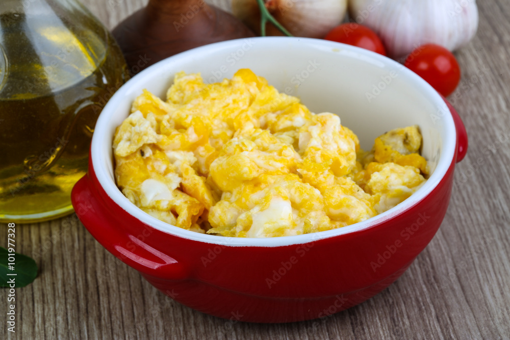 Scrambled eggs