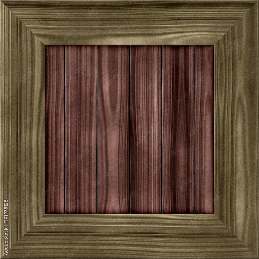 wooden frame isolated on white wooden frame isolated on white