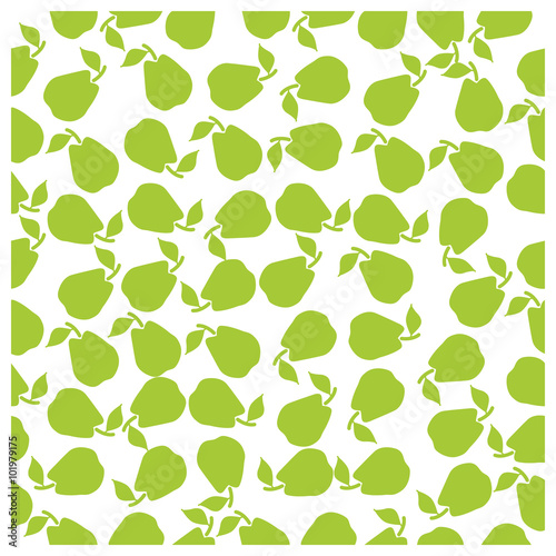 Leaves fruits and Flowers seamless pattern