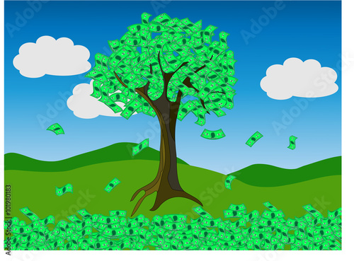 Money Tree  Vector 
