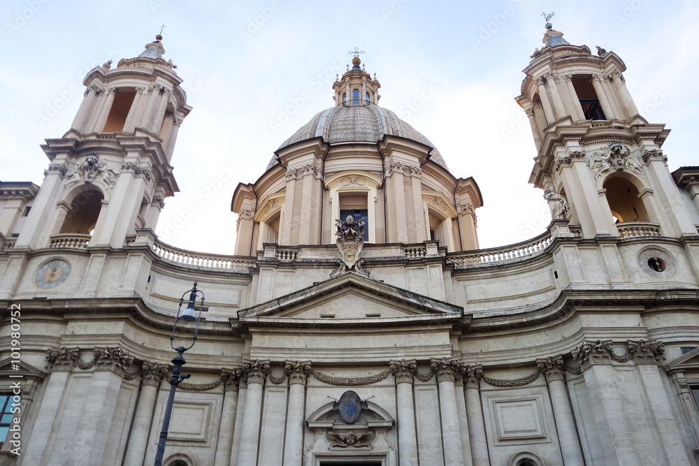 Sant'agnese in Agone church in piazza Navona Rome Italy