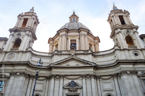 Sant'agnese in Agone church in piazza Navona Rome Italy