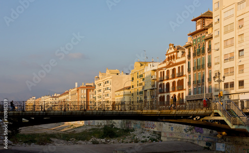 Pedestrian Bridge in Malaga, Spain
