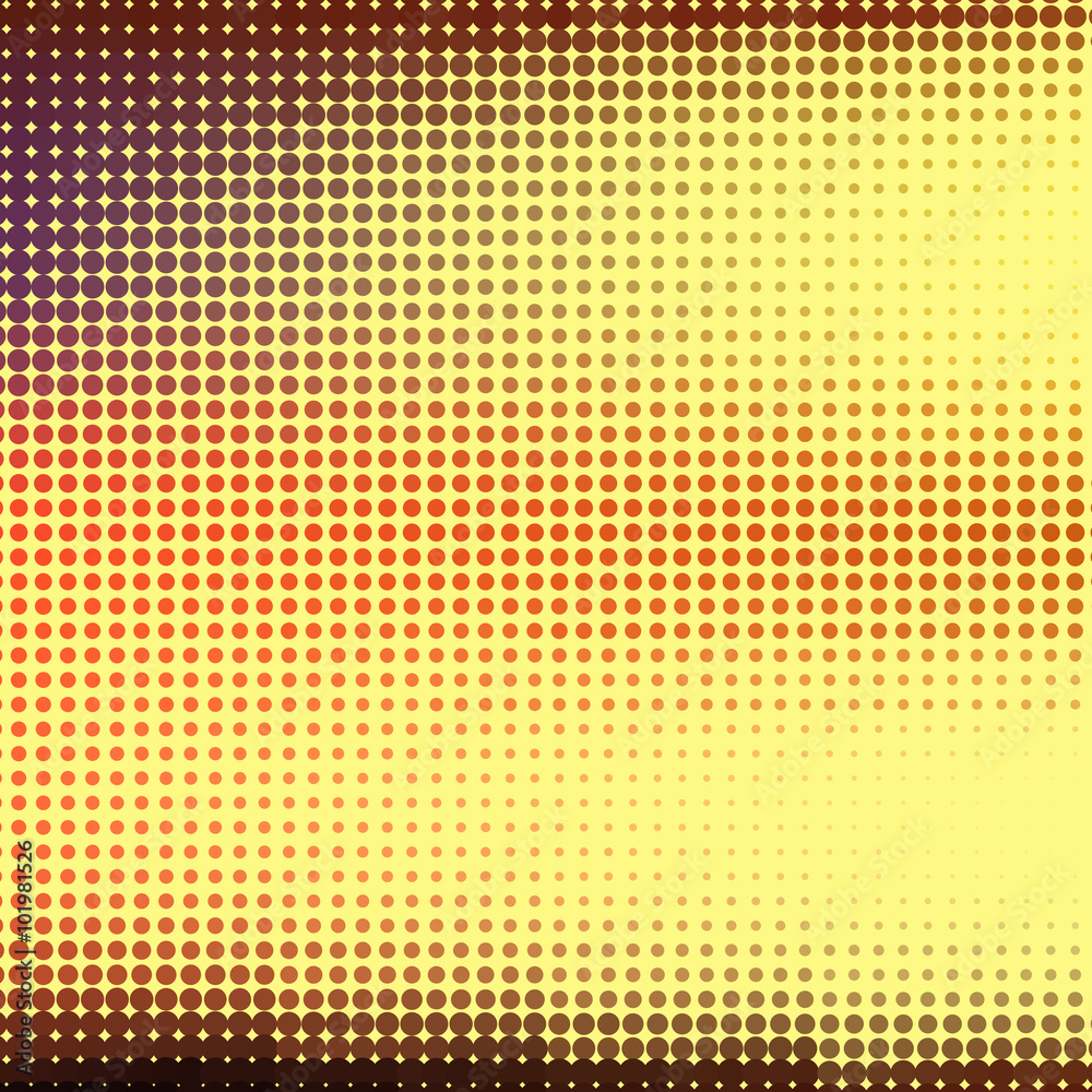 Abstract background with halftone effect.
