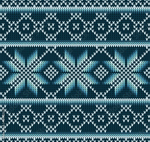 Abstract pattern with seamless knitted texture